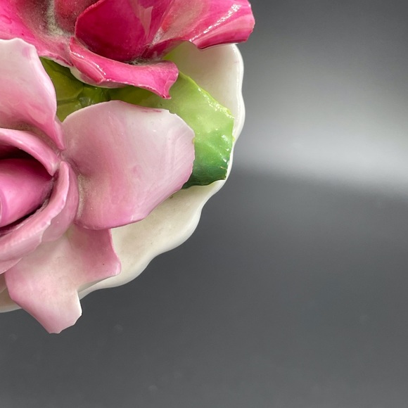 Vintage Crown Staffs England Fine Bone China Rose Bouquet - Picture 5 of 8